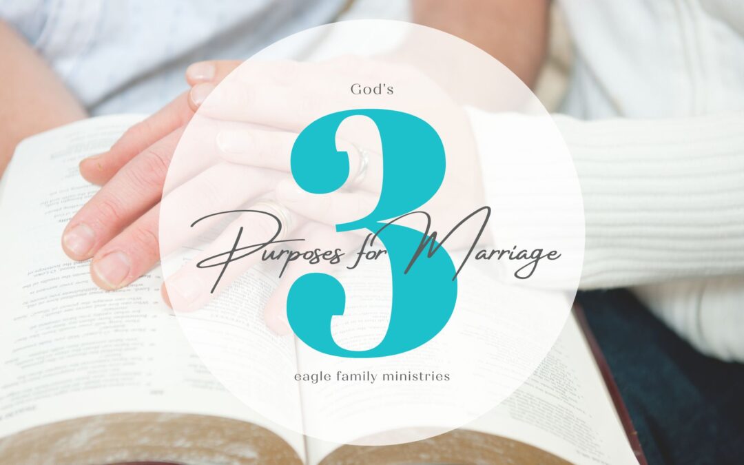 God’s Three Purposes for Marriage